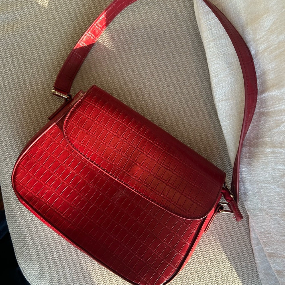 Princess Polly Red Shoulder Purse